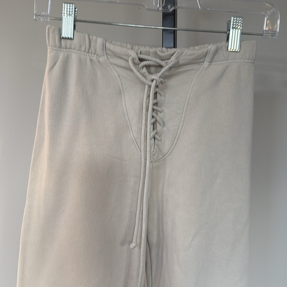 Joah Brown lace up cream jogger XS/S - Picture 3 of 5